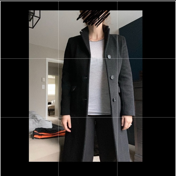 J. Crew Black Pea Coat - Picture 9 of 9